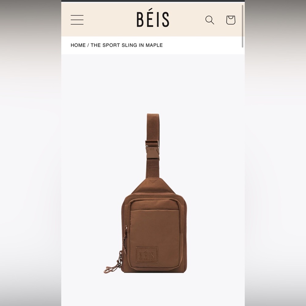 BEIS Sports sling in Maple 🍁